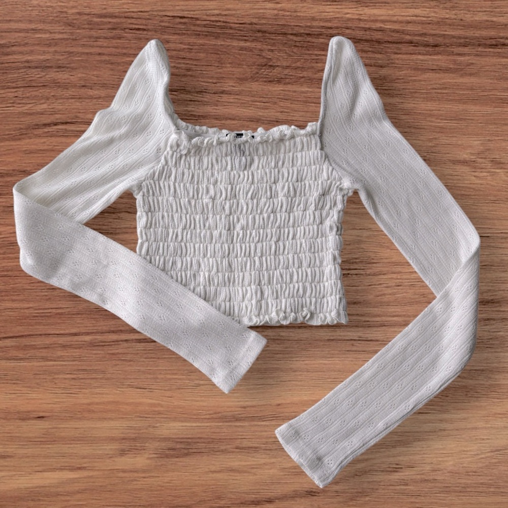 Forever 21 Long Sleeve Crop Top